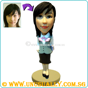 Custom 3D Caricature Lady Executive Figurine